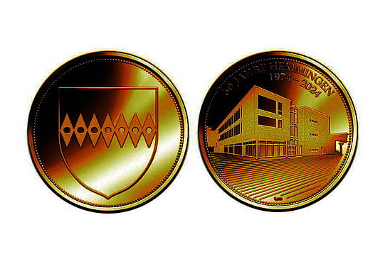 50 Jahre Stadt Hemmingen: EuroMint legt Münzen in Sonderprägung auf