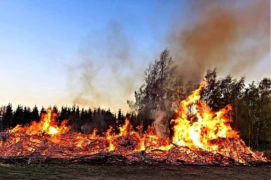 Mehrere Osterfeuer werden in Sarstedt abgebrannt